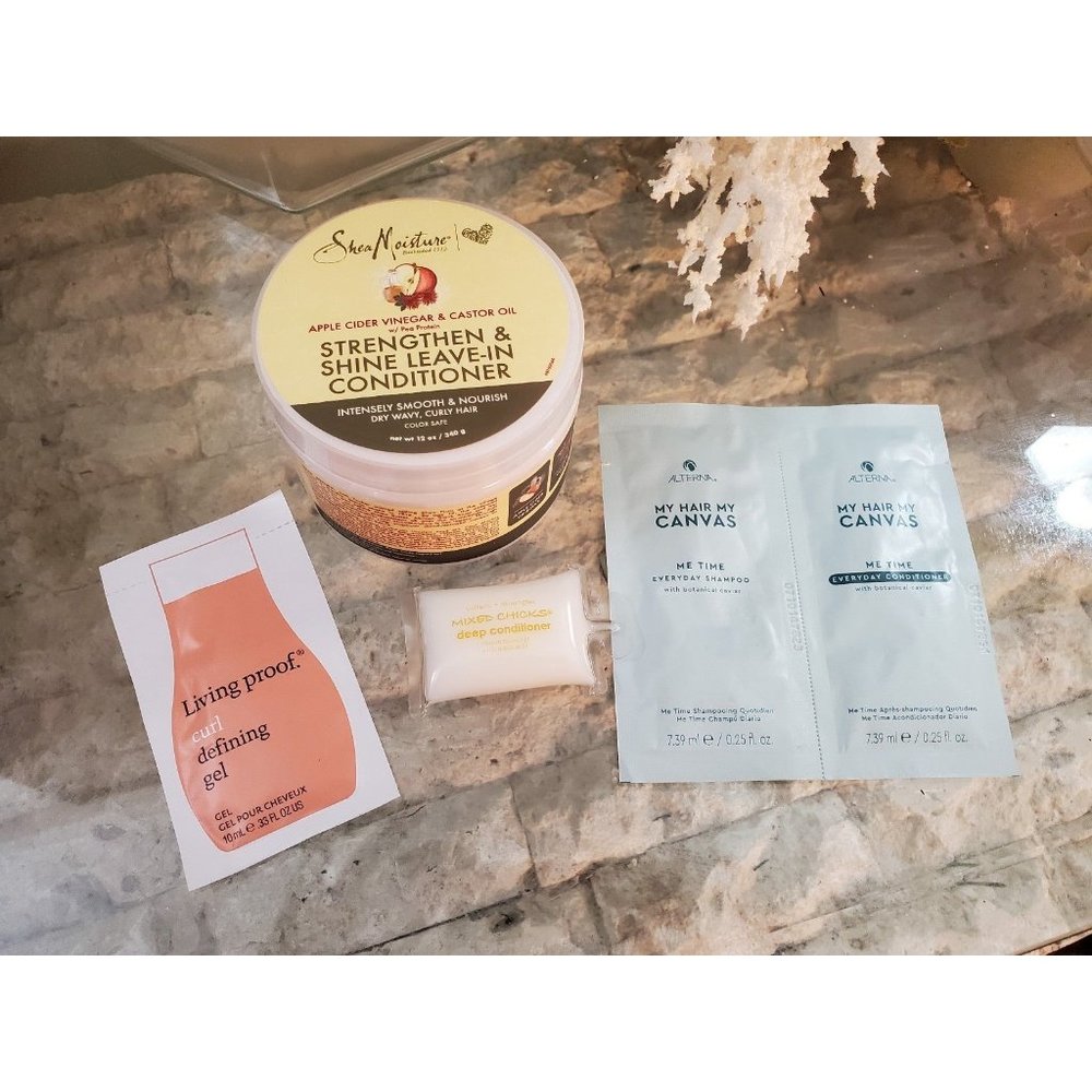Hair Lot! With Shea Moisturizer Apple Cider Vinager Conditioner and samples!